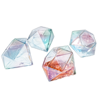 Set of 4 Diamond Whiskey & Wine Glasses 10oz  (Iridescent)