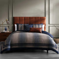 Bebejan Dark Blue Animal Prints 5 Piece Reversible Comforter Set