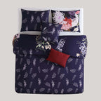 Bebejan Deep Purple Garden 5 Piece Reversible Comforter Set