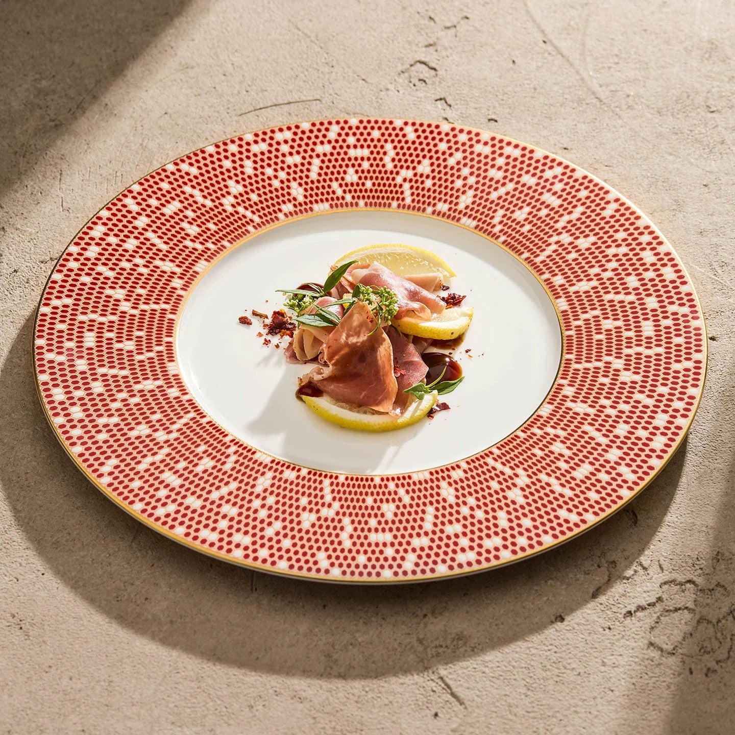 Artisanal Mosaic Fine Porcelain Plate – Celestial Series-3