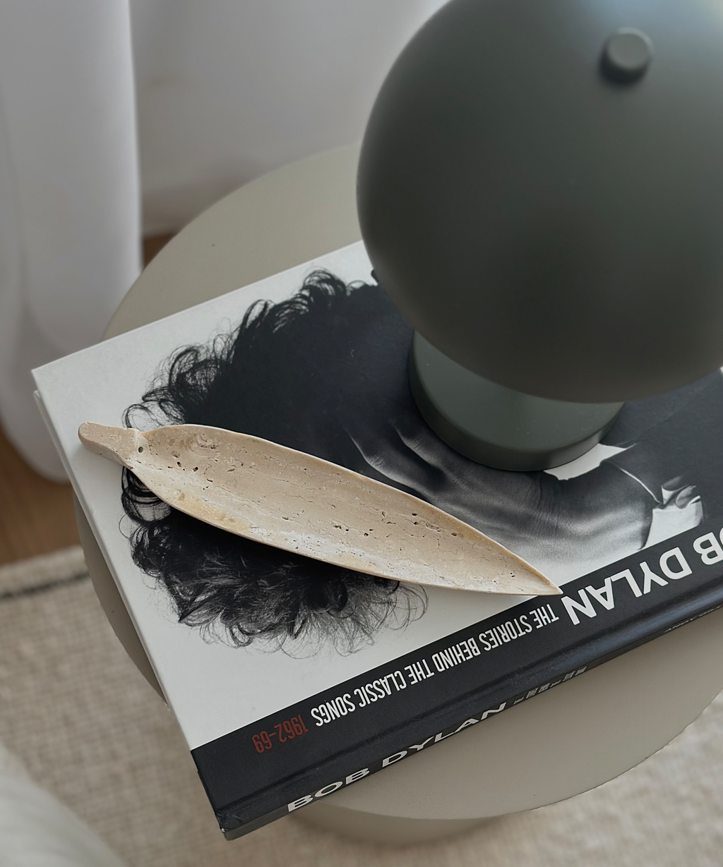Drift Travertine Incense Holder-2