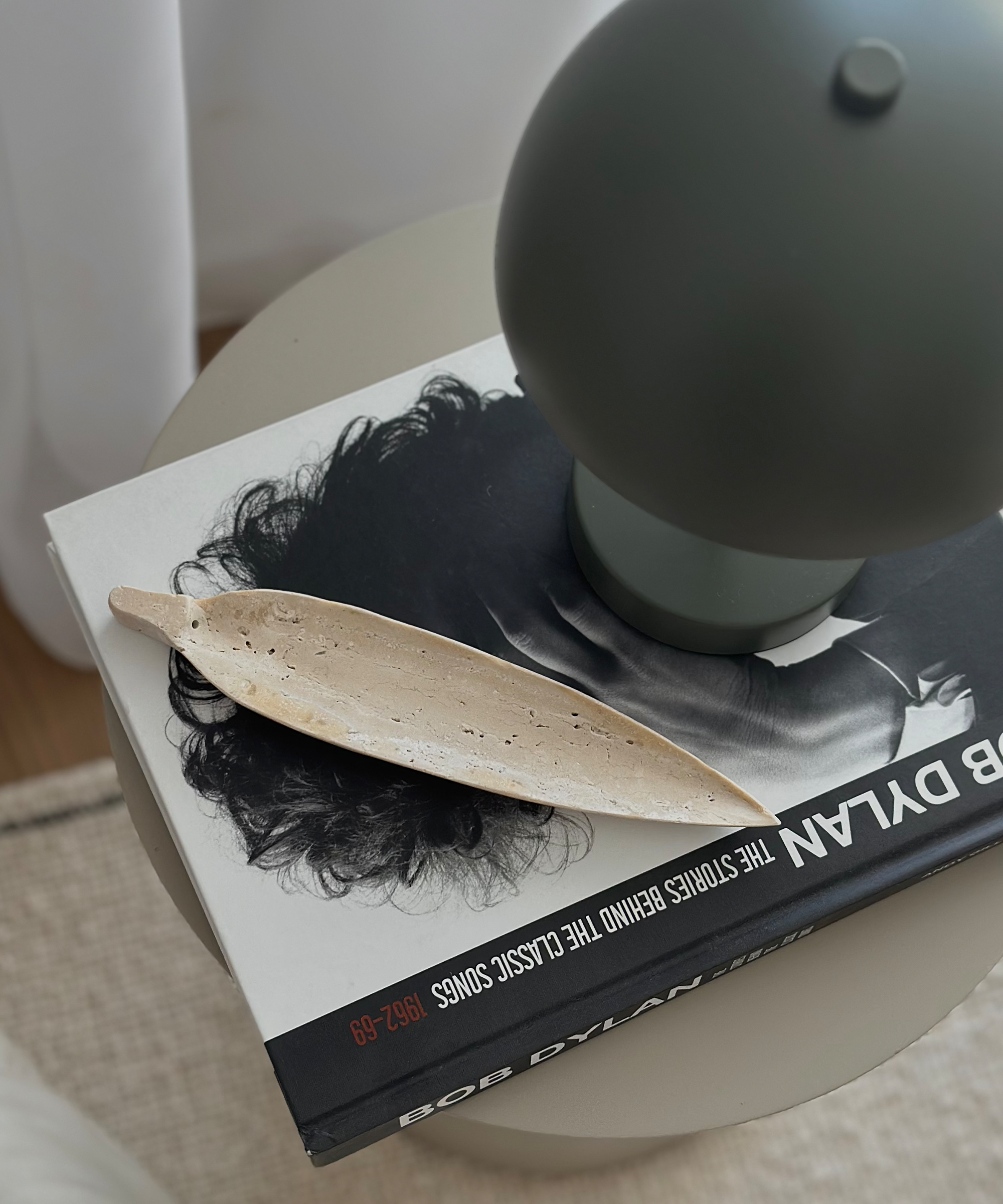 Drift Travertine Incense Holder-2