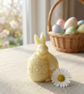 Mini Easter Bunny Candle | Handcrafted Spring Decor-0