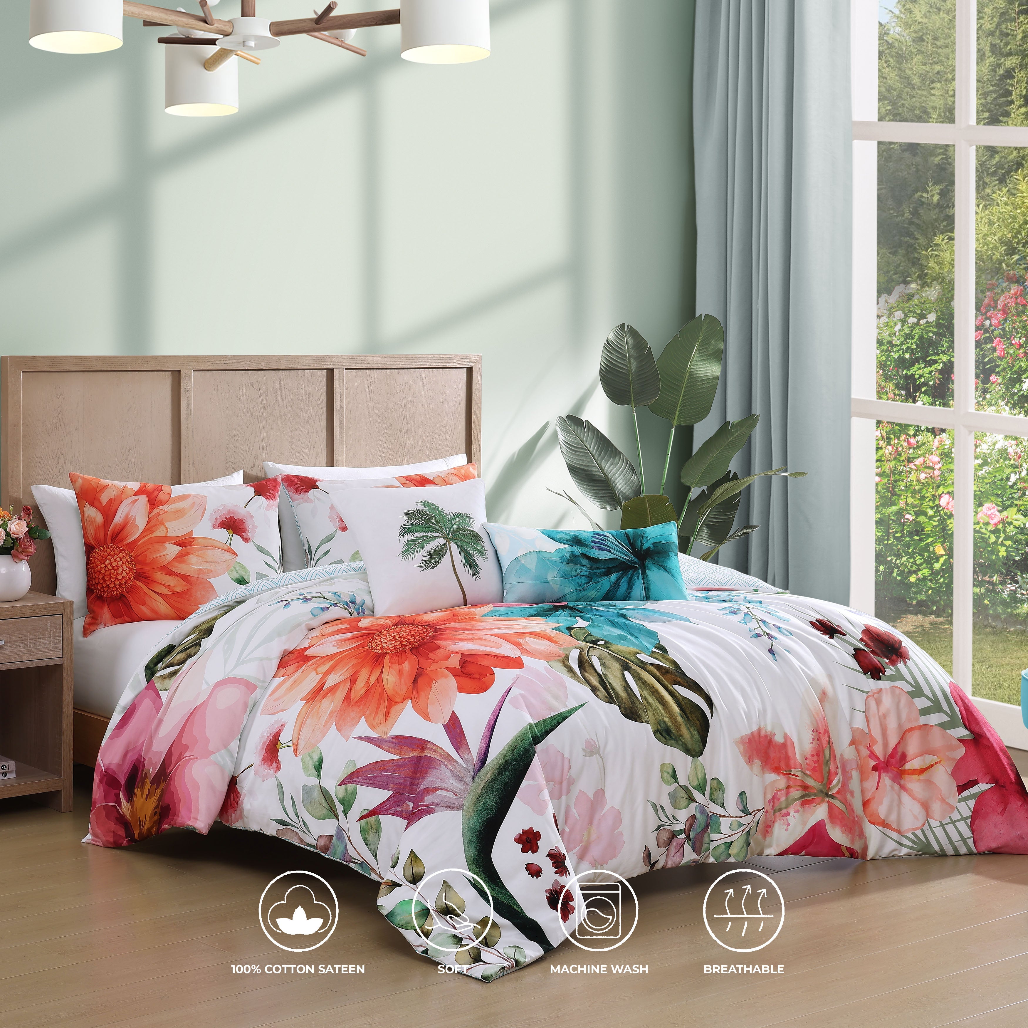 Bebejan Eden's Embrace 5 Piece Reversible Comforter Set