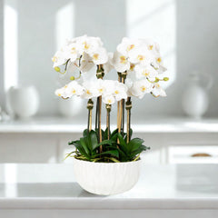 Faux Orchid Centerpiece Arrangement - 24"-3
