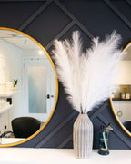 White Faux Pampas Grass-2