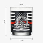 Firefighter Whiskey Glasses | Set of 2 | 12 OZ-3