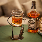 Fisherman Fishing Whiskey, Wine & Water Glass-0