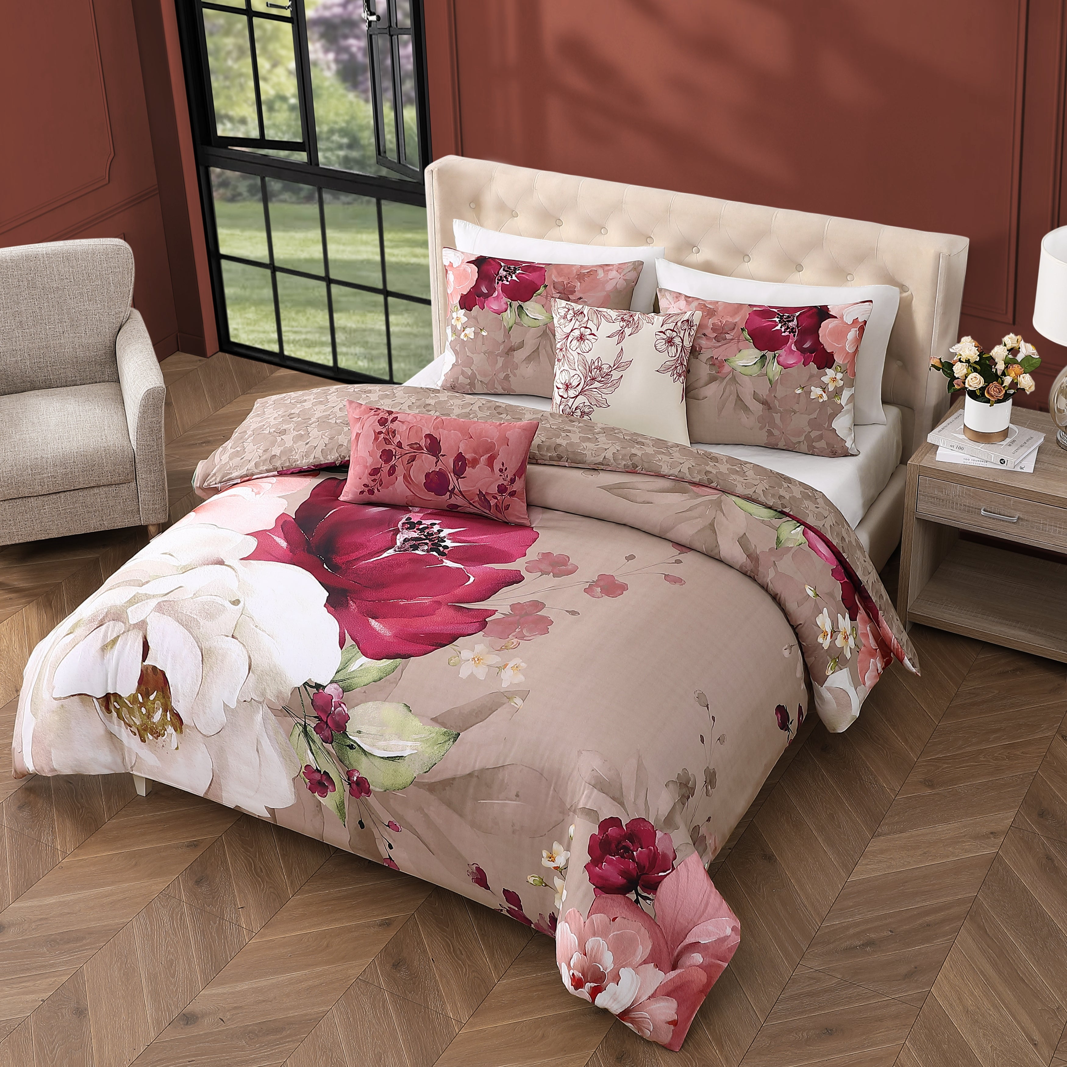 Bebejan Florence 5 Piece Reversible Comforter Set