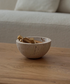 Flow Travertine Bowl-1