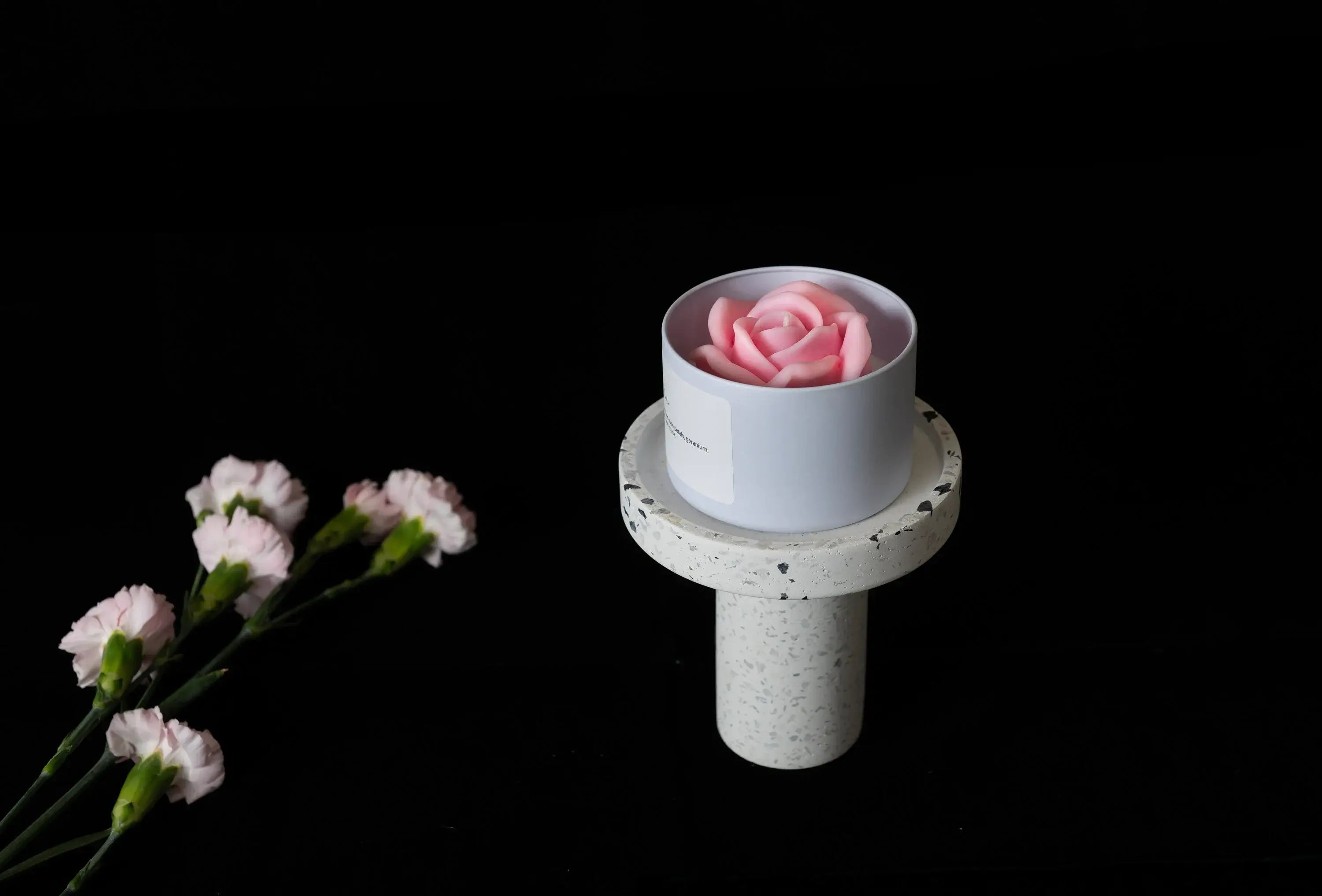 Flower in a Jar Candle – Handcrafted Soy Wax Scented Candle Gift-2