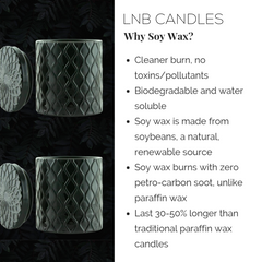 Forbidden Masculine Scent — Matte Black Textured Ceramic Candle w/ Lid-2
