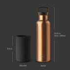 Bronze Gold-Midnight Black 20 Oz