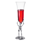Skeleton Champagne Flute Glass | Single | 7.5oz