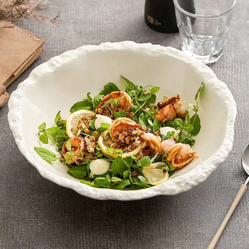 StoneEdge Porcelain Bowl — Textured Craftsmanship with Natural Elegance-0