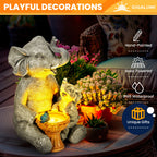 Gigalumi Solar Loving Elephant Yard Decoration (1 Pack)-1