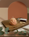 Mini Lotus Candle | Handmade Floral Candle-0