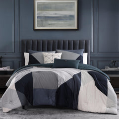 Bebejan Geo Fusion 5 Piece Reversible Comforter Set