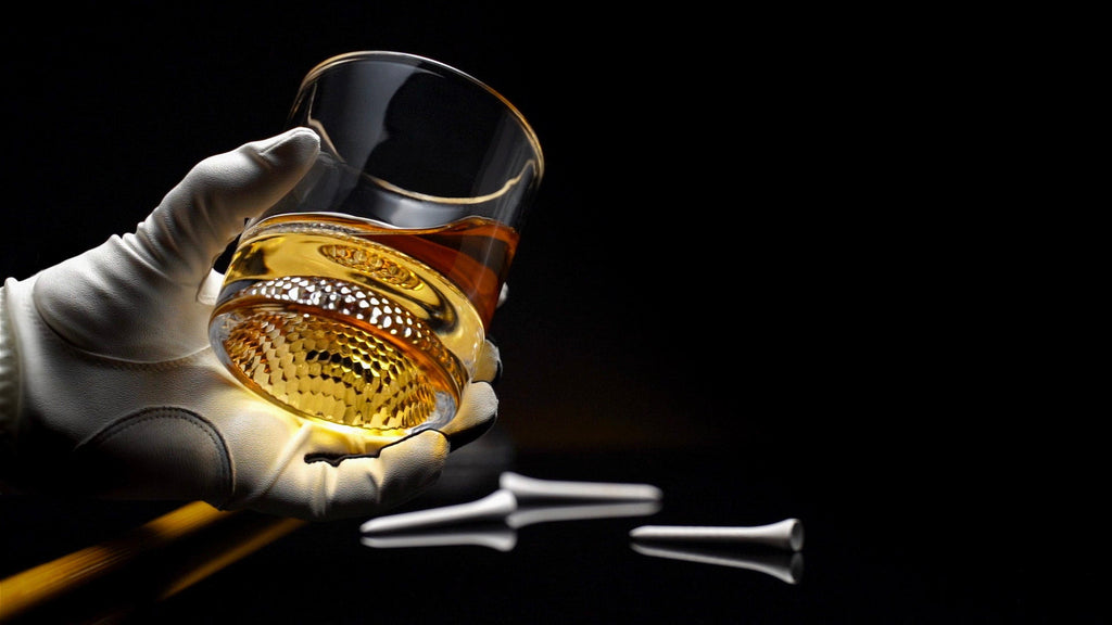 The Wine Savant Golf Ball Whiskey Glasses Set (4 pack)-1