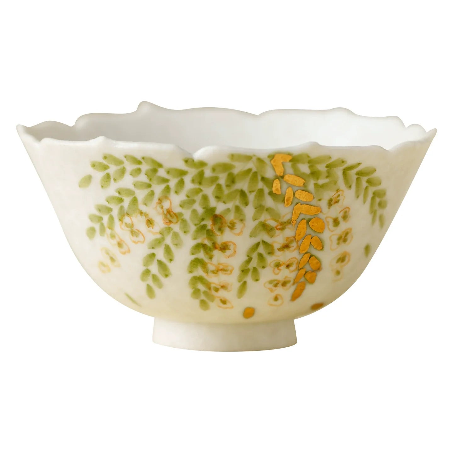 Handmade Ceramic Teacup with Green Leaf Design – 50ml Traditional Chinese Tea Cup-4