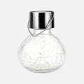 Gigalumi Crackle Glass Outdoor Hanging Lanterns Set (4 Pack)-0