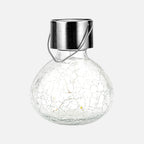 Gigalumi Crackle Glass Outdoor Hanging Lanterns Set (4 Pack)-0