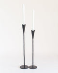 Phoenix Hand-Forged Iron Candle Stands | Set of 2-0