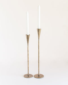 Phoenix Hand-Forged Iron Candle Stands | Set of 2-2
