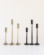Dante Hand-Forged Iron Candle Stands | Set of 3