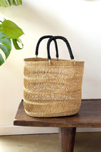 Handwoven African Market Tote Bag – Natural-2