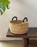 Handwoven African Catch-All Basket - Natural-0