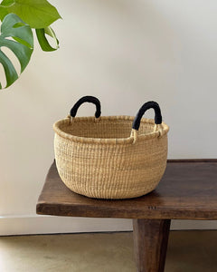 Handwoven African Catch-All Basket - Natural-0