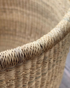 Handwoven African Catch-All Basket - Natural-1