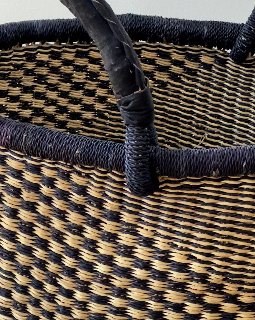 Handwoven African Catch-All Basket – Heritage Weave-1
