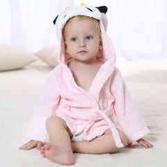 Bathrobe baby animal shape