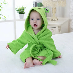 Bathrobe baby animal shape
