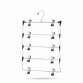5-Tier Pants Hangers with Clips Non Slip - 1 Case (30pcs)-0