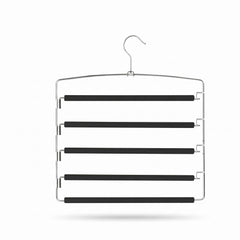 5-Tier Pants Hangers with Foam - 1 Case (30 Hangers)-0