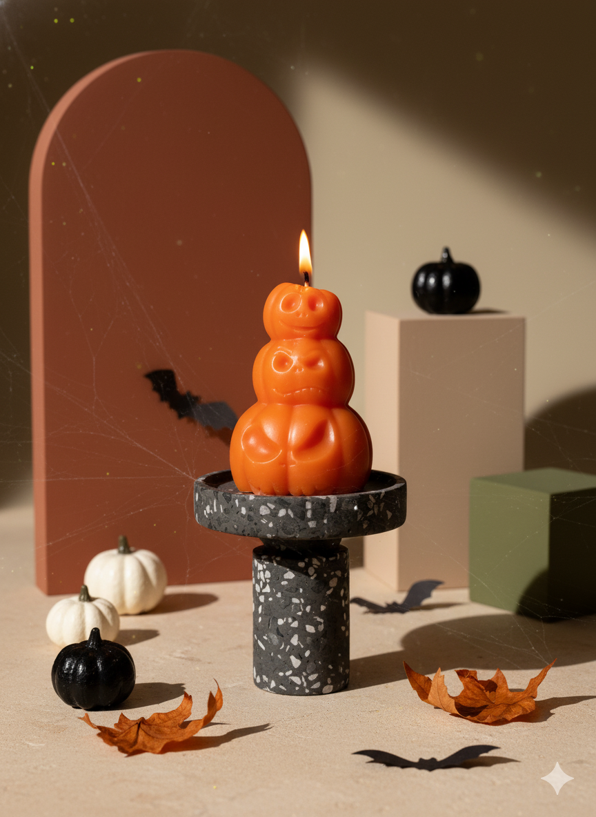 Pumpkin Candle | Hand-Poured Fall Soy Wax-0