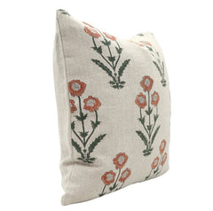 Hand Printed Linen Cushion Cover - Amitabh