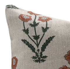Hand Printed Linen Cushion Cover - Amitabh
