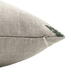 Hand Printed Linen Cushion Cover - Amitabh