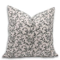 Block Print Aradhana Gray Cushion Cover