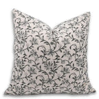 Block Print Aradhana Gray Cushion Cover