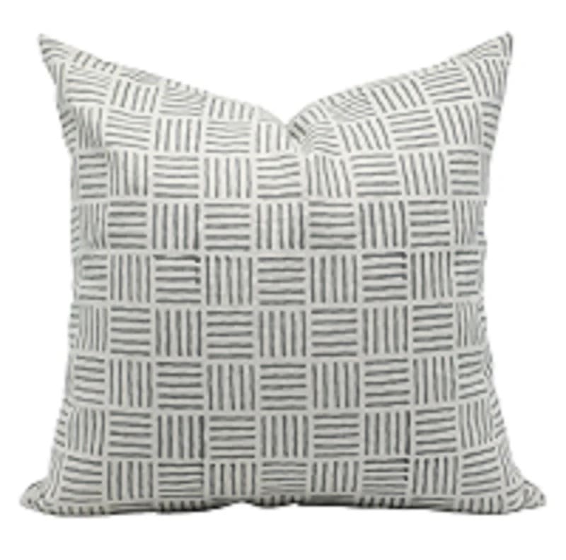 Block Print Striped Cushion Cover - Chorash