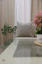 Block Print Striped Cushion Cover - Chorash