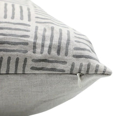 Block Print Striped Cushion Cover - Chorash