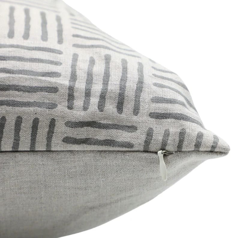 Block Print Striped Cushion Cover - Chorash