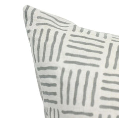 Block Print Striped Cushion Cover - Chorash