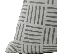 Block Print Striped Cushion Cover - Chorash